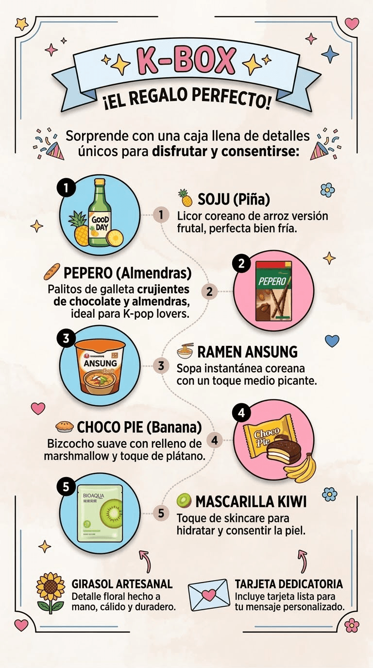 K-Box Premium - Caja Regalo Coreana - detalle